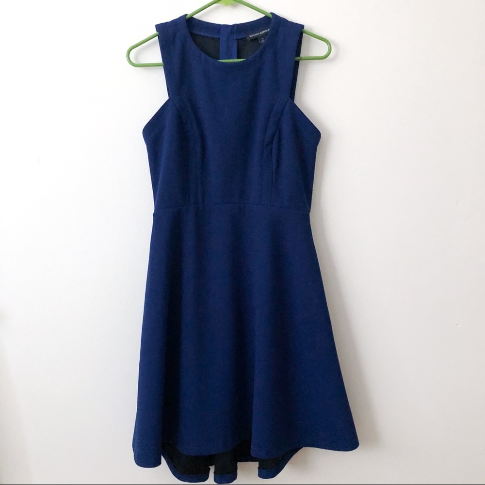 Banana Republic navy blue dress